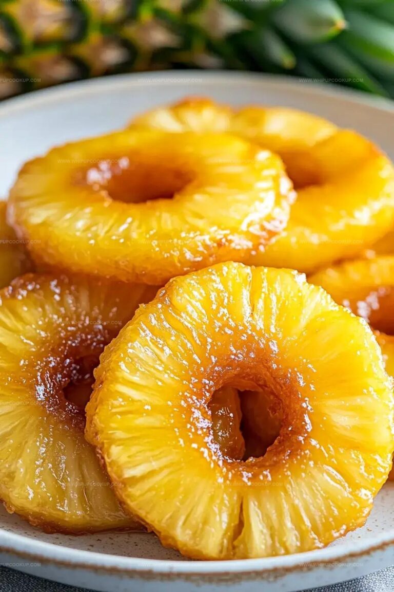 Crispy Fried Pineapple Rings Recipe