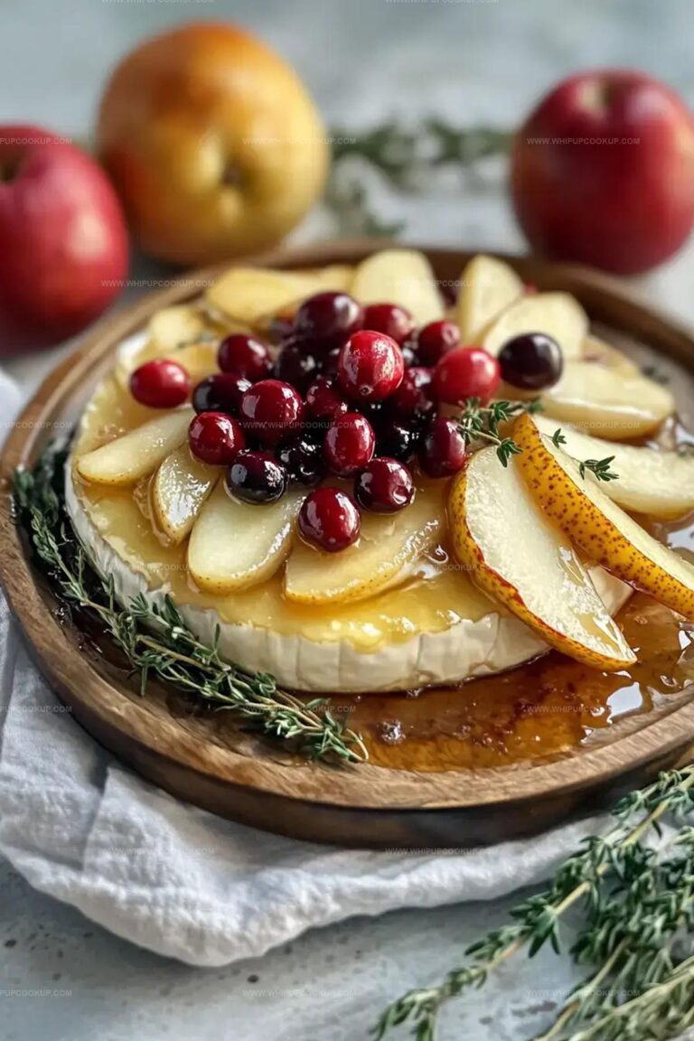Warm Brie With Roasted Holiday Fruits Recipe