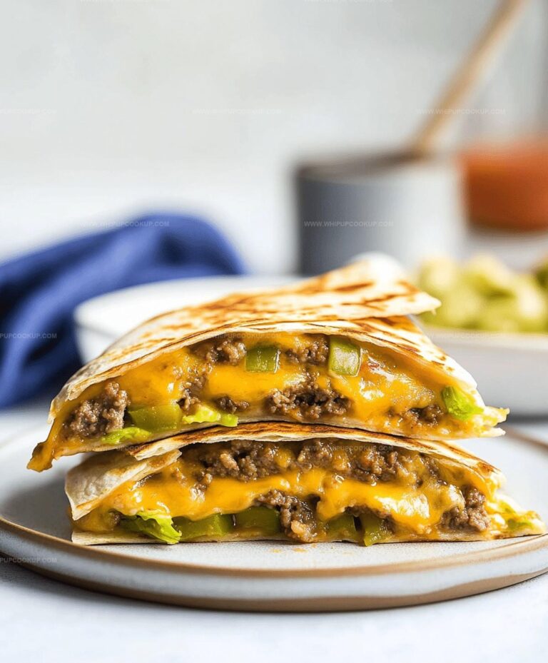 Cheeseburger Quesadilla Recipe