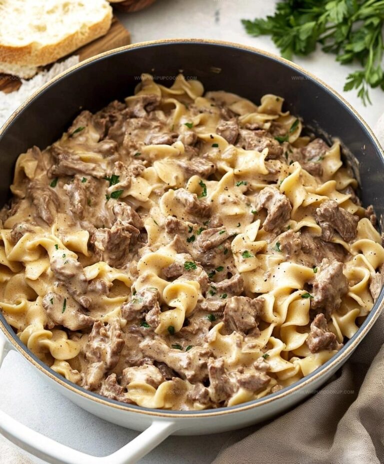 One Pot Beef Stroganoff Recipe