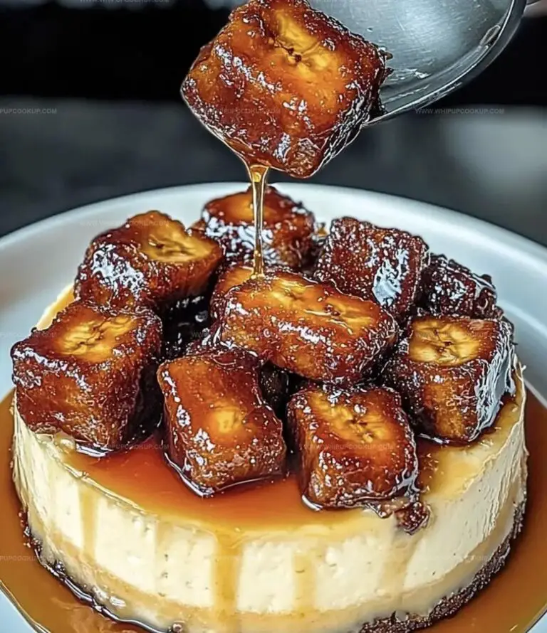 Caramelized Banana Cheesecake with Rum Glaze Recipe