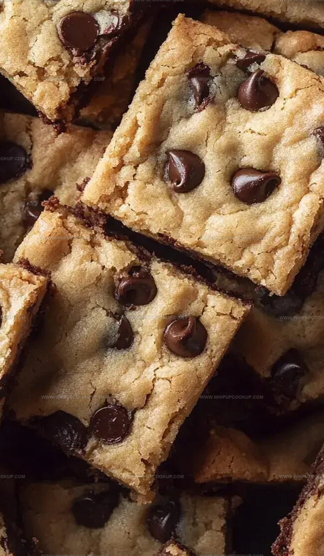 Chewy Chocolate Chip Cookie Bars Baking Directions