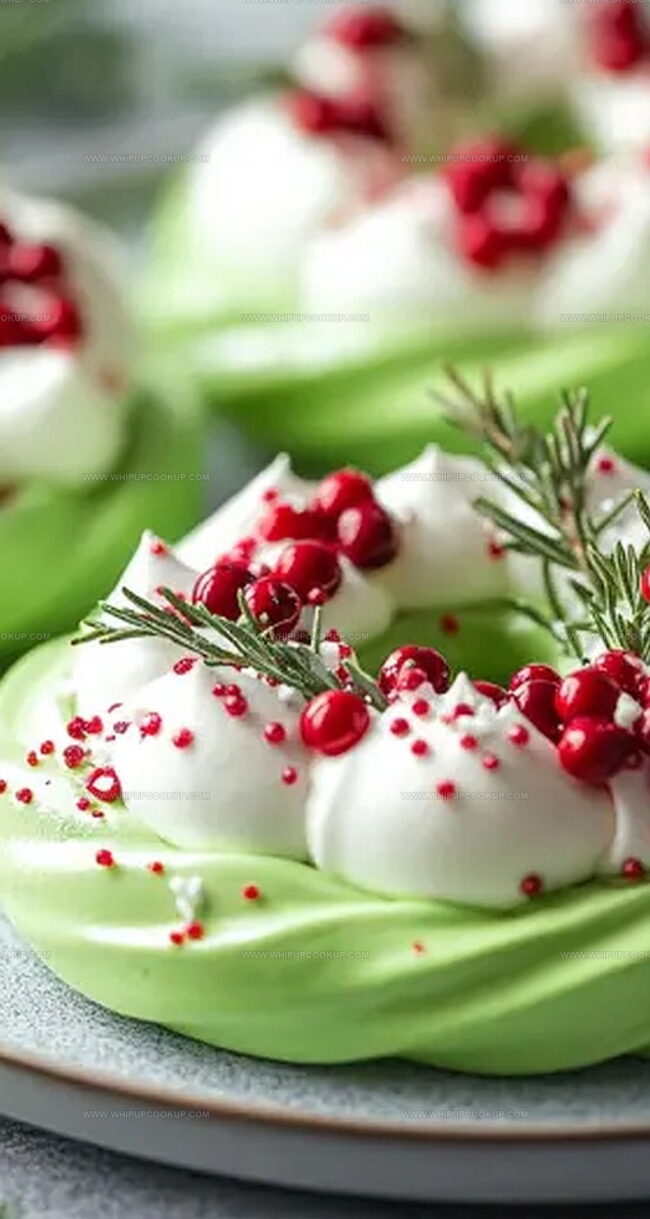 Wreath Meringues That Are Light, Festive, and Just Sweet Enough