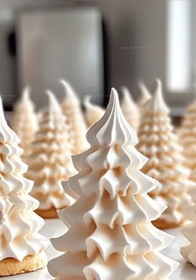 Baking Tree Meringue Cookies That Look and Taste Festive