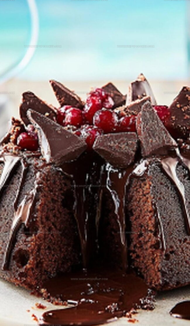 Bundt Cake Instructions for Cranberry Chocolate Crunch