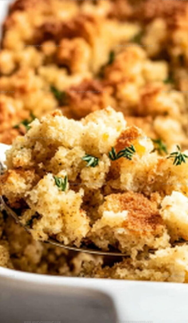 Southern Cornbread Dressing Preparation