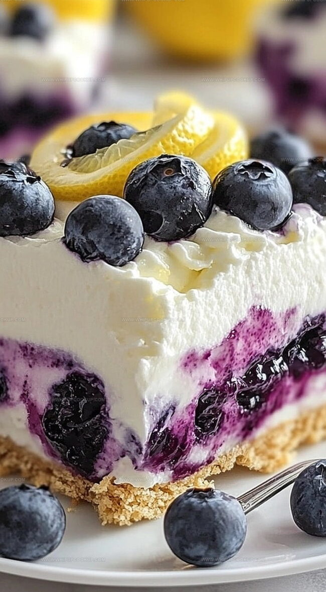 Tips for No-Bake Lemon Blueberry Dessert