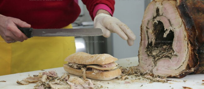 Porchetta Sandwich (Panino Con La Porchetta)